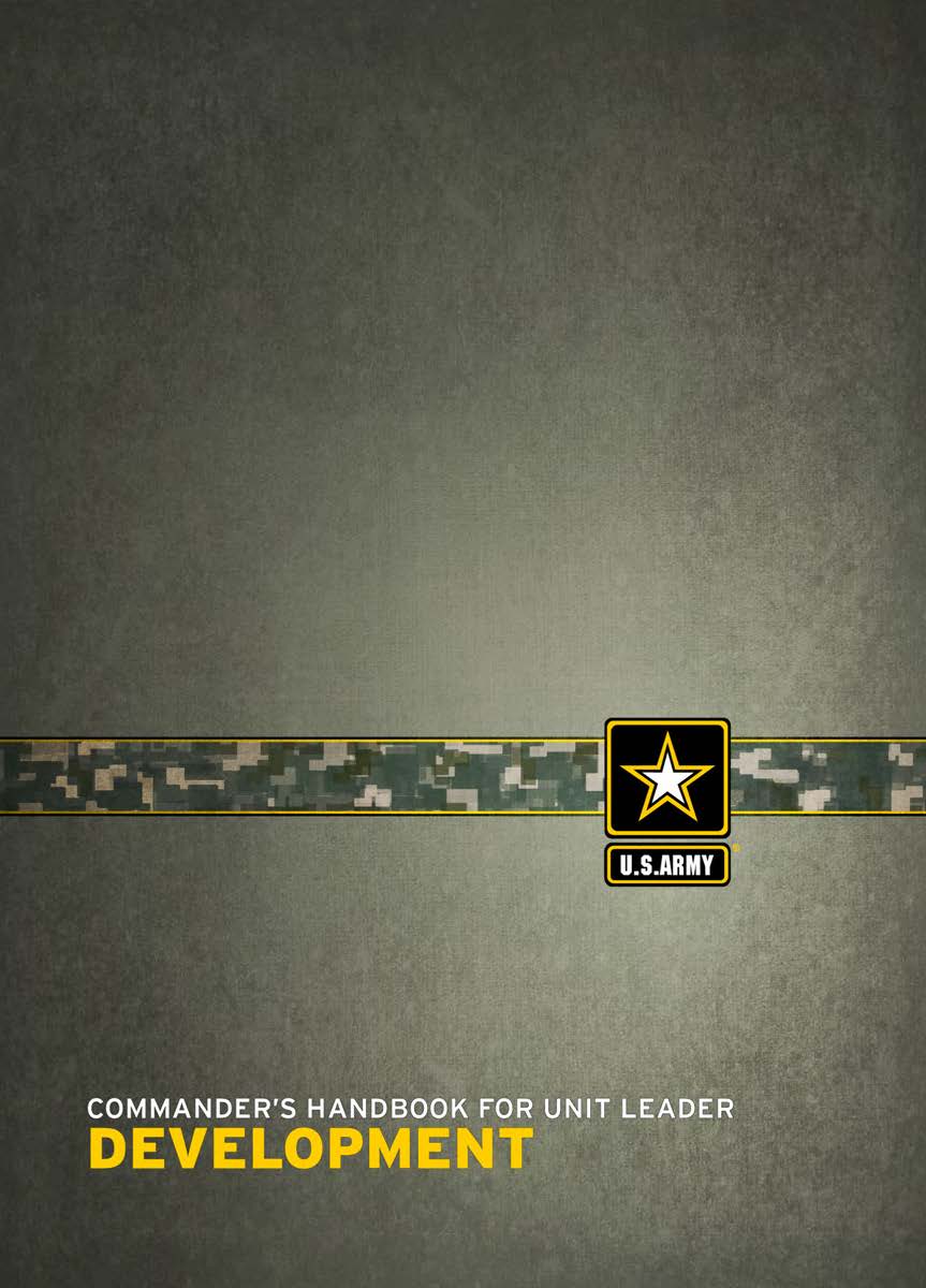 Commander's Hanbook for Unit Leader Development